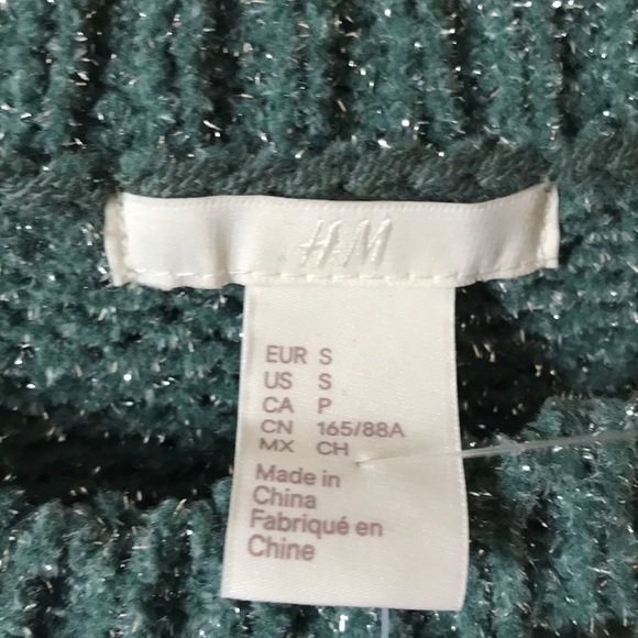 H&M small green sweater - Picture 2 of 5